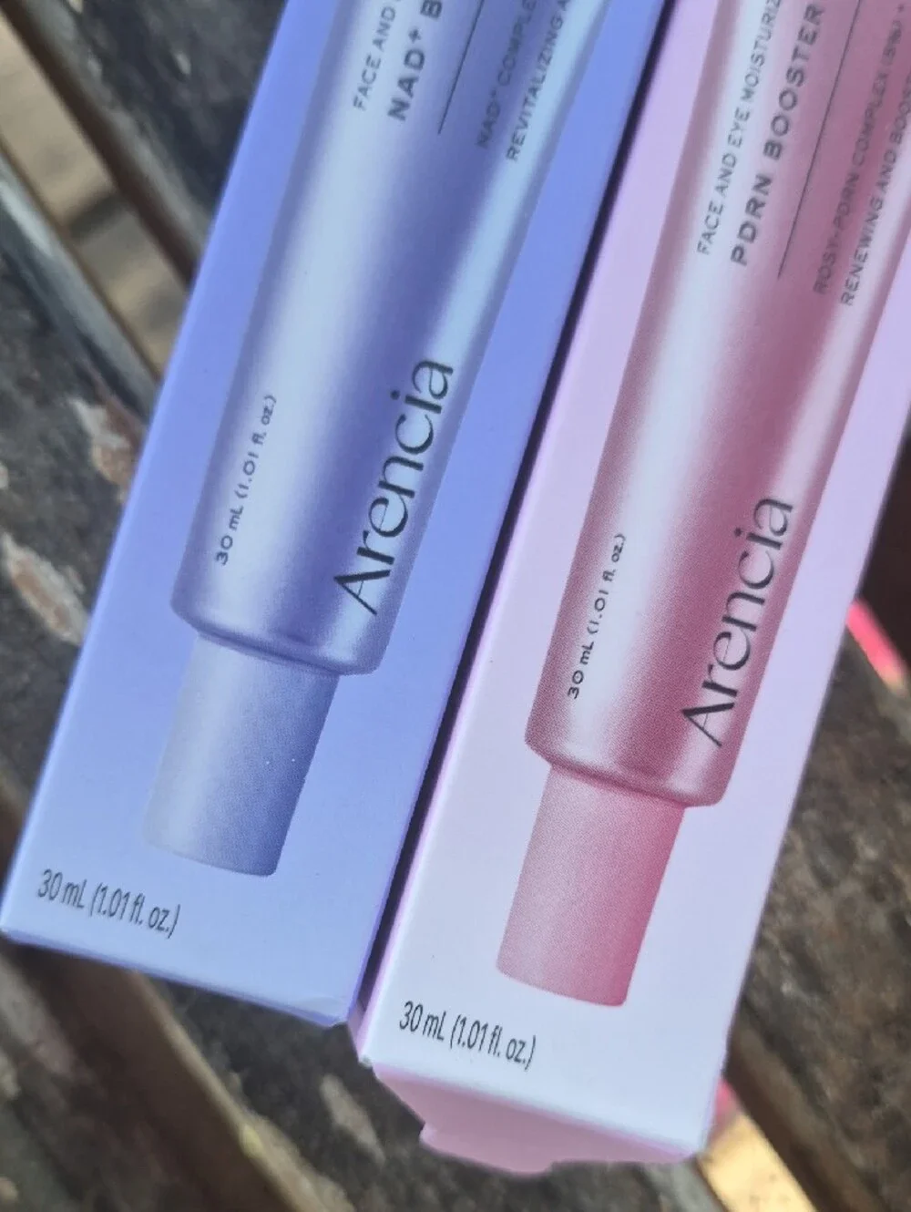 NAD+ & PDRN Booster Shot Set — Lavender and Pink Face Moisturizers
